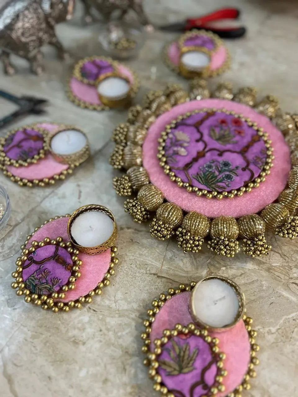 Signature & Regal Rangoli Set (Set of 6)