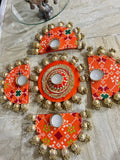 Timeless Gota Rangoli Set (Set of 5)