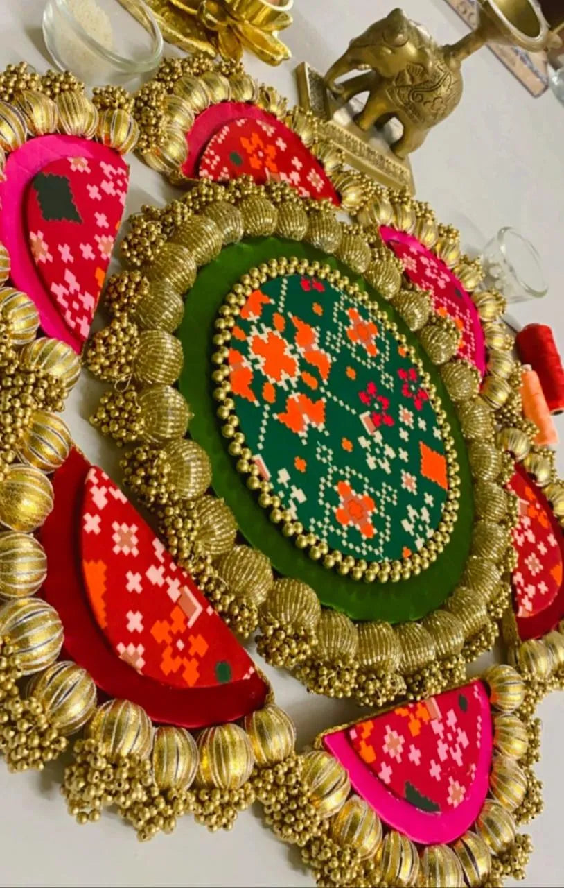 Exquisite & Regal Patola Rangoli Set (Set of 7)