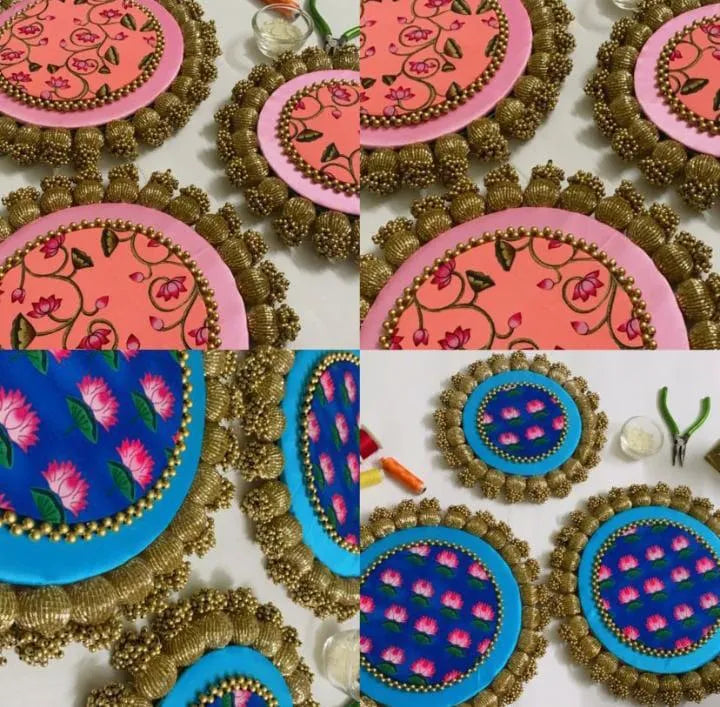 Versatile Reversible Round Placemat Sets (Set of 3)