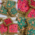 Versatile Reversible Square Placemat Set (Set of 3)