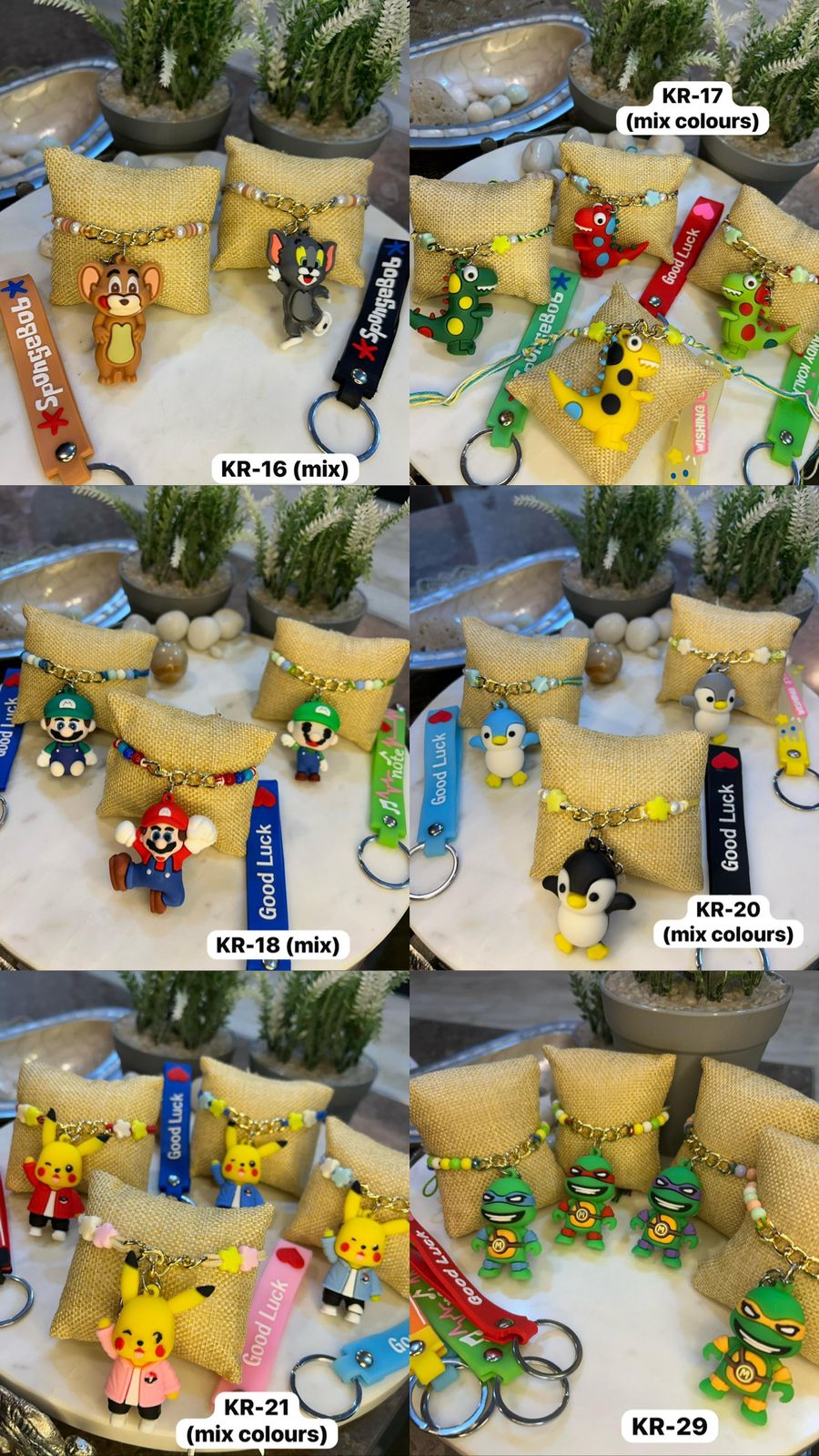 Nostalgic Keychain Kids Rakhi