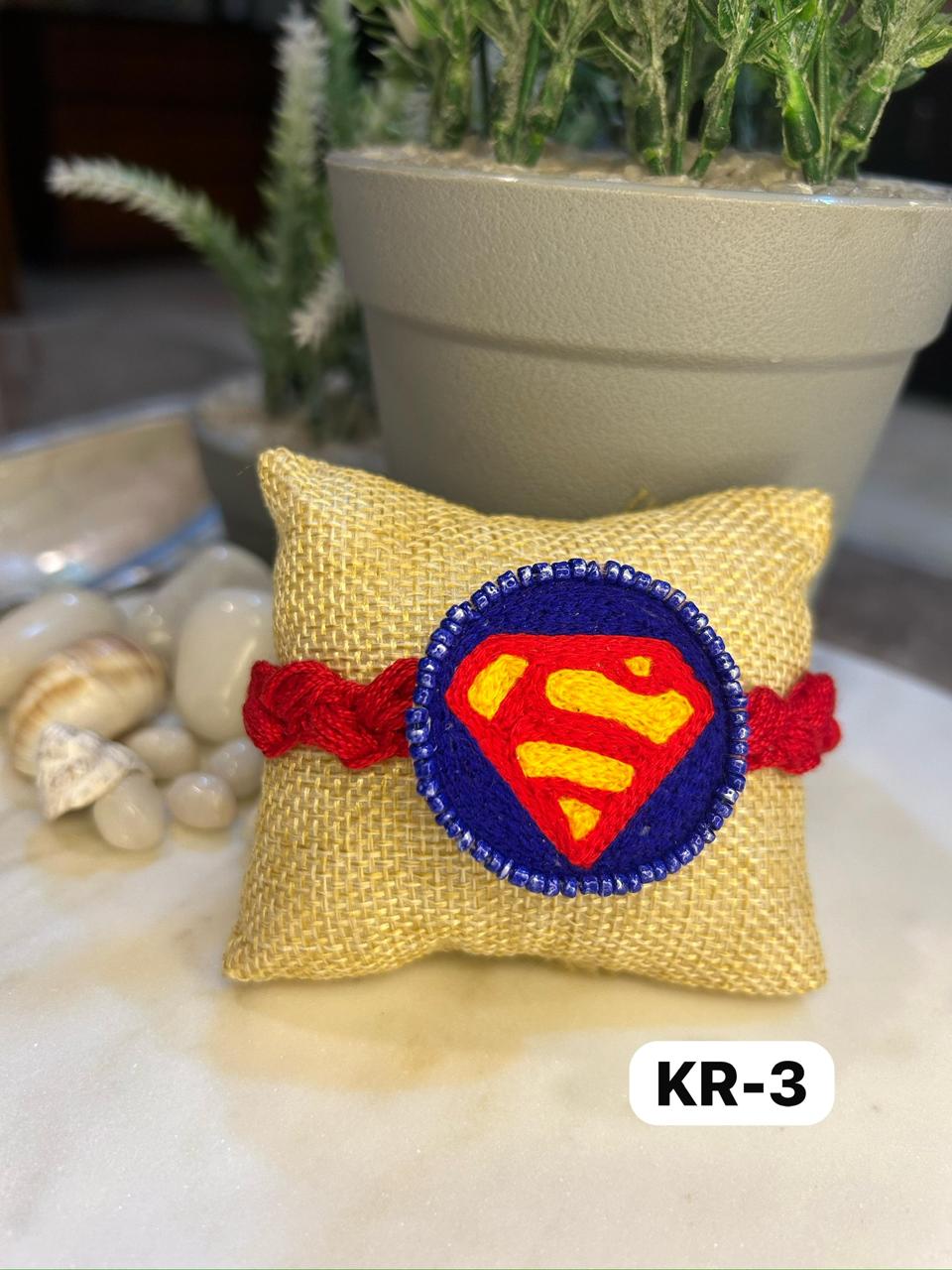 Beaded Superman Rakhi