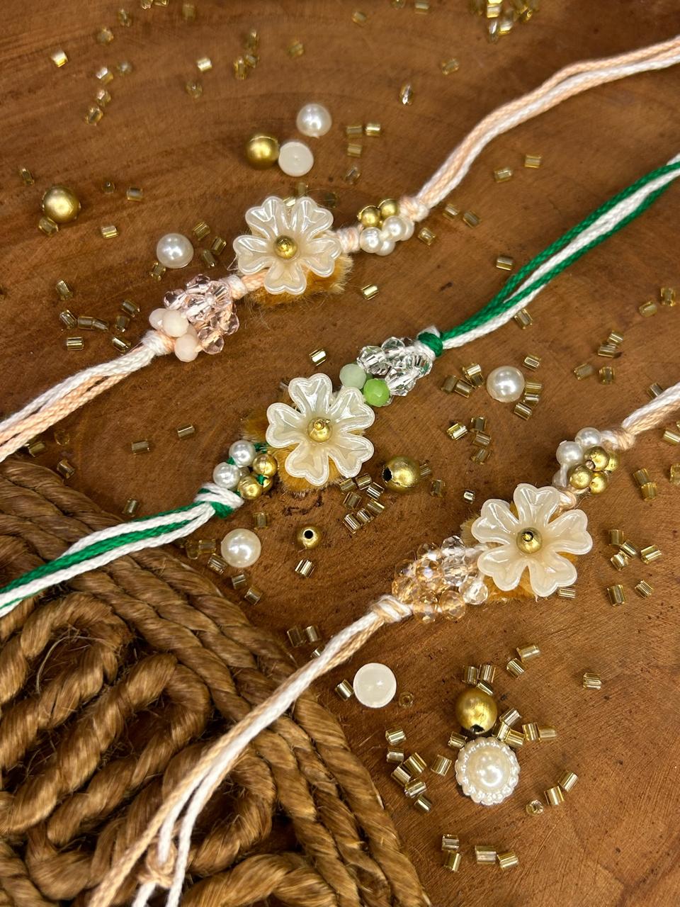 Sacred Flower Rakhi (Mix colors)