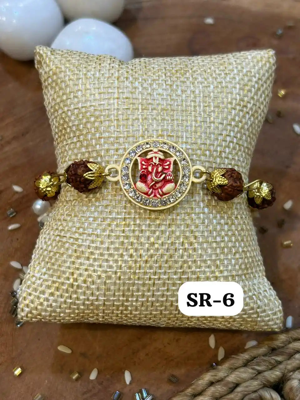 Divine Rudraksh Ganeshji Rakhi