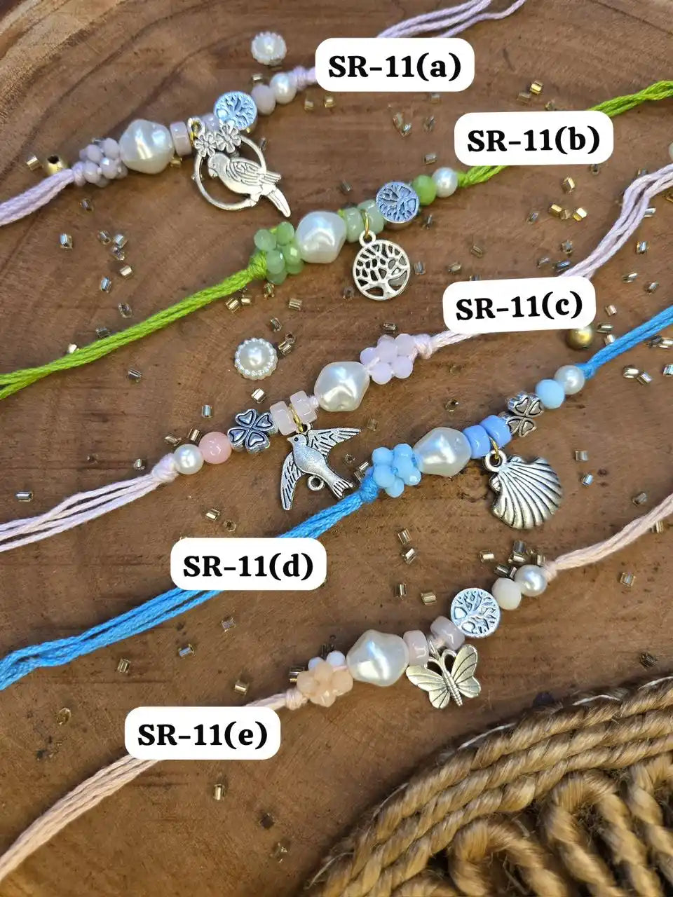 Crafted Antique Rakhi (Mix designs)
