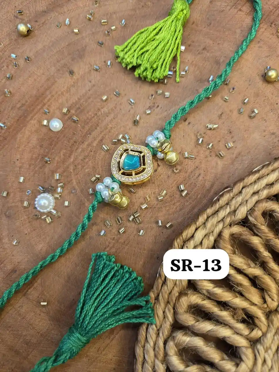 Classic Kundan Rakhi