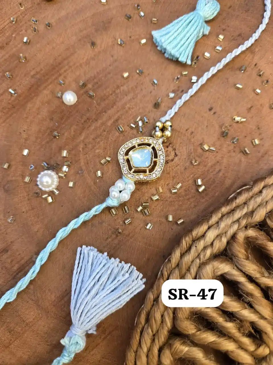 Classic Kundan Rakhi