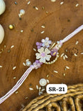 Lavender Luxe Pearl Rakhi