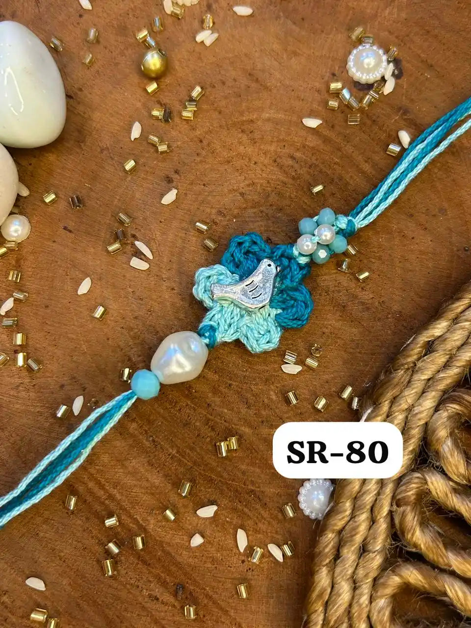 Crochet Bird Rakhi