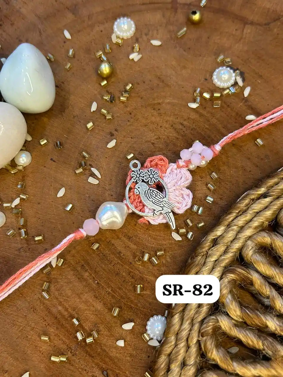 Crochet Parrot Rakhi