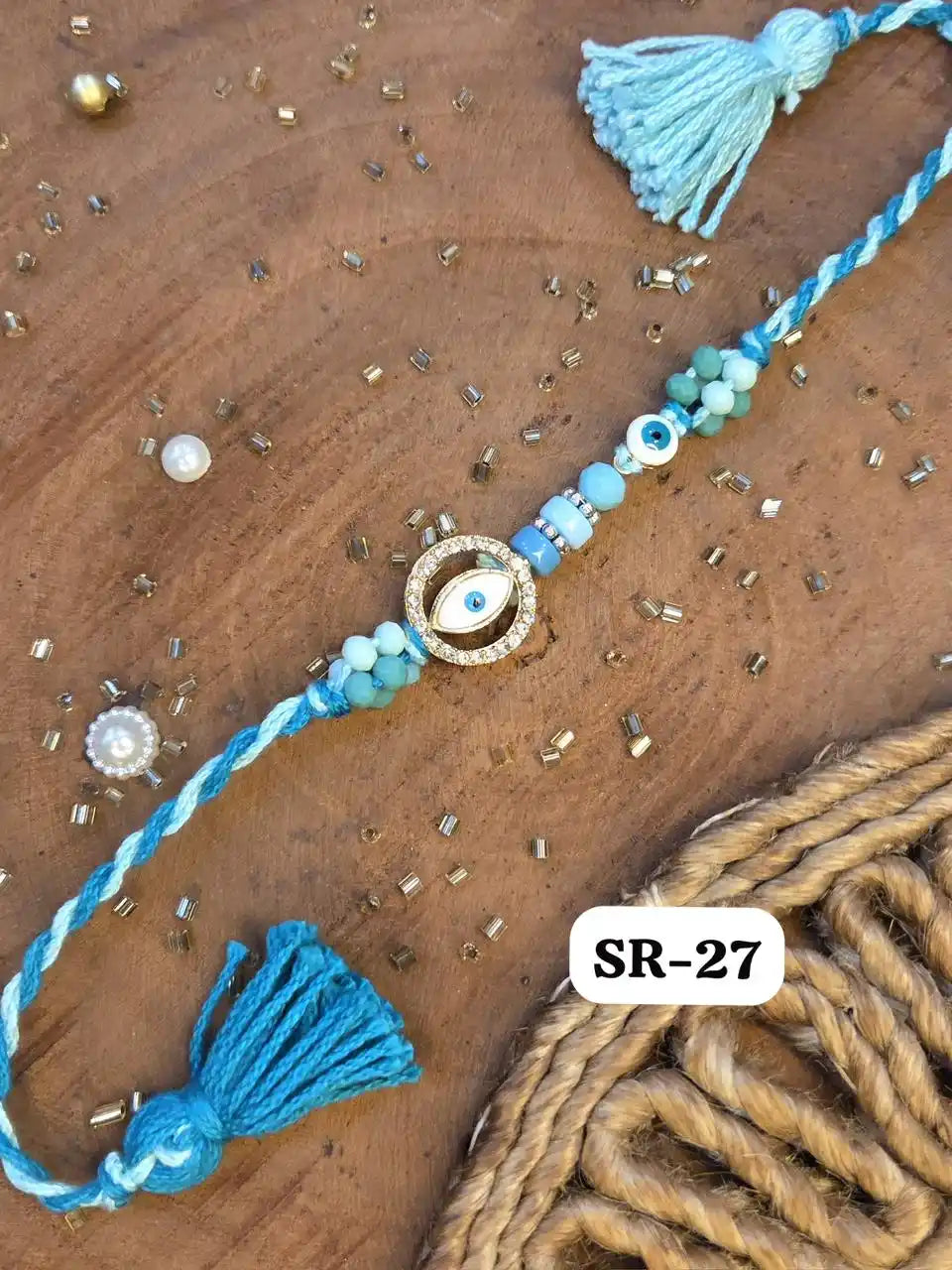 Evil Eye Tassel Grace Rakhi