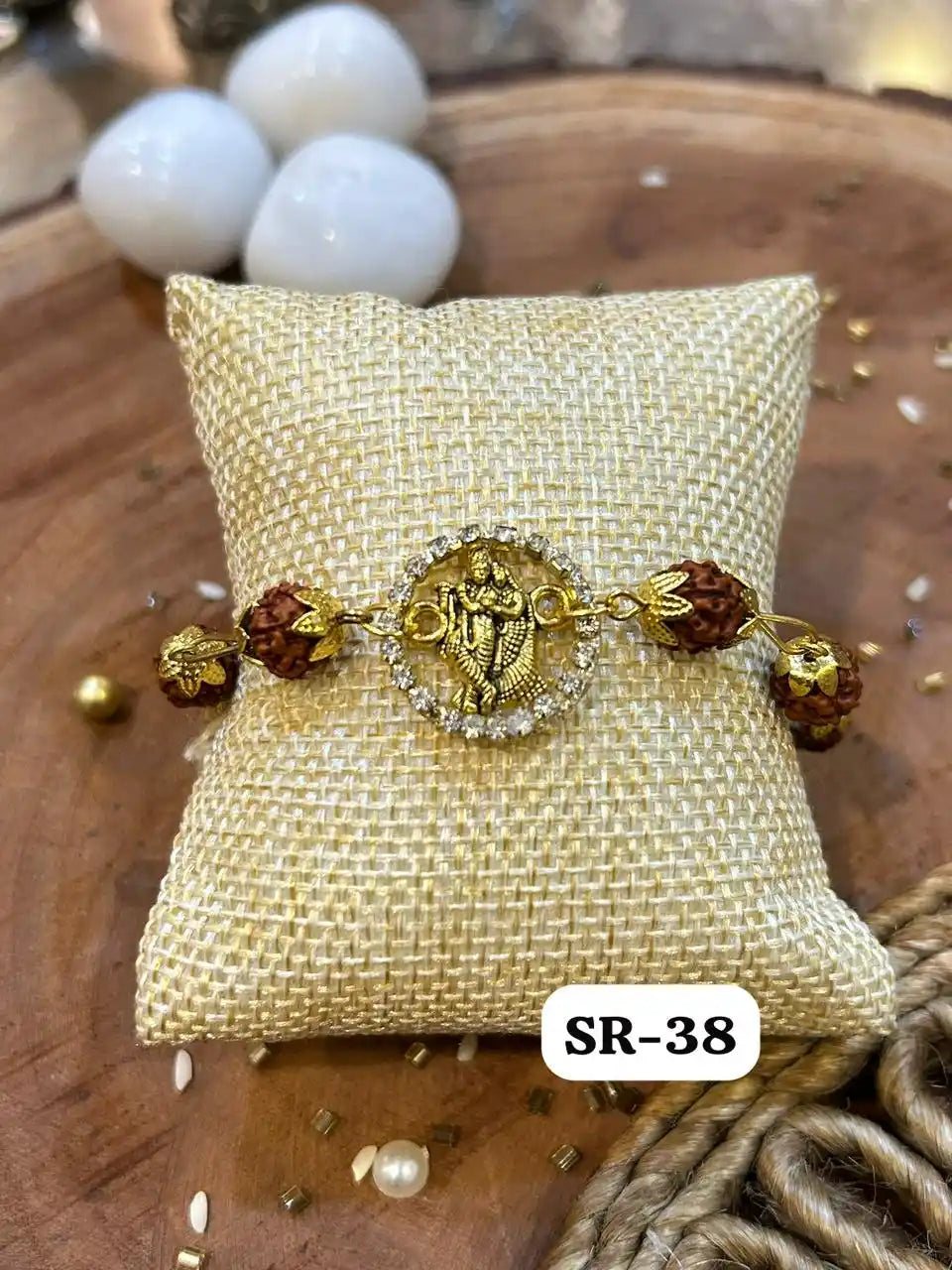 Divine Rudraksh Radha Krishna Rakhi