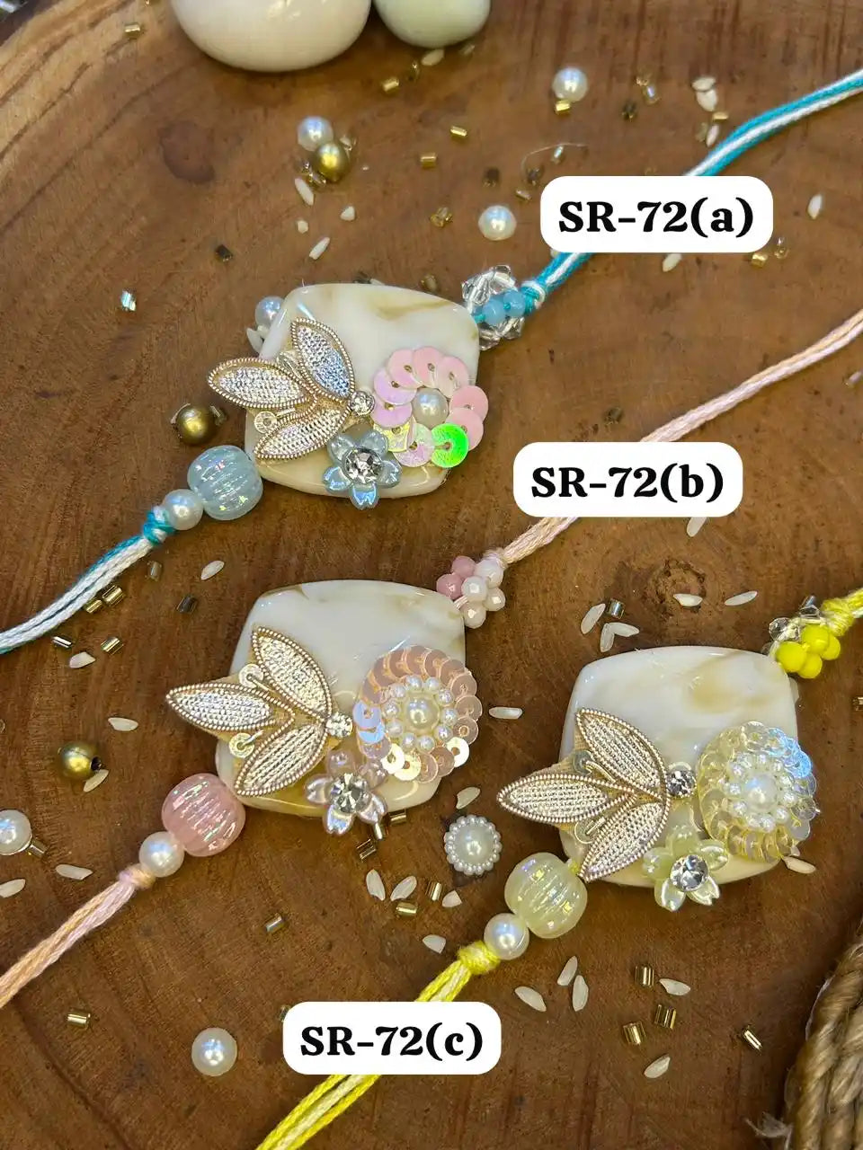 Marble Grace Rakhi (Mix colors)