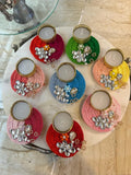 Pretty Handmade Dual Crocia T-light (Set of 2)