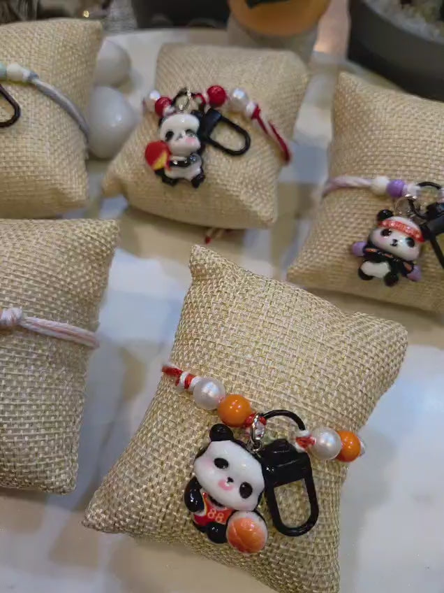 Quirky & Cute Panda Keychain Rakhi