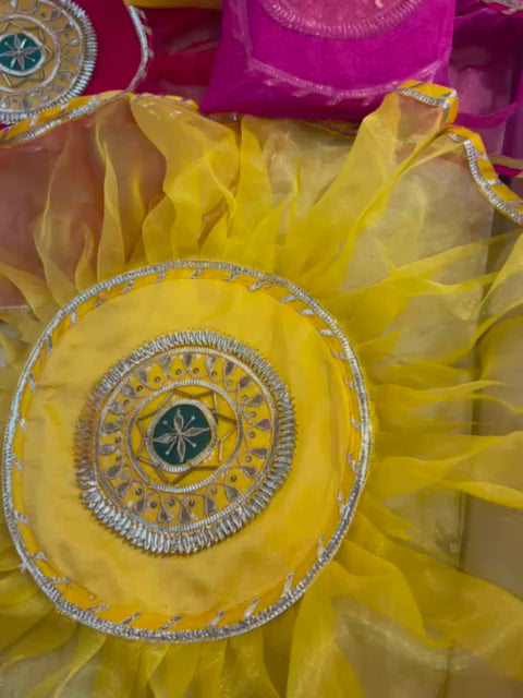 Festive Elegance Thaalposh + organza bag