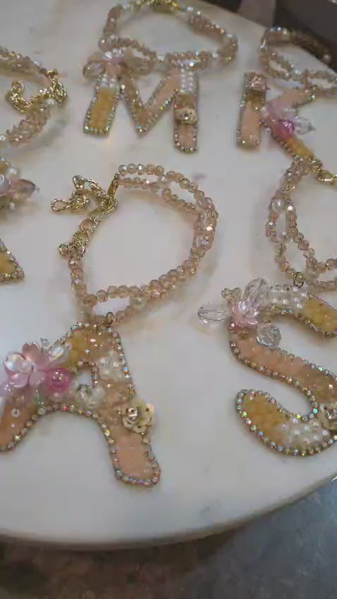 Designer Customised Initial Bracelet