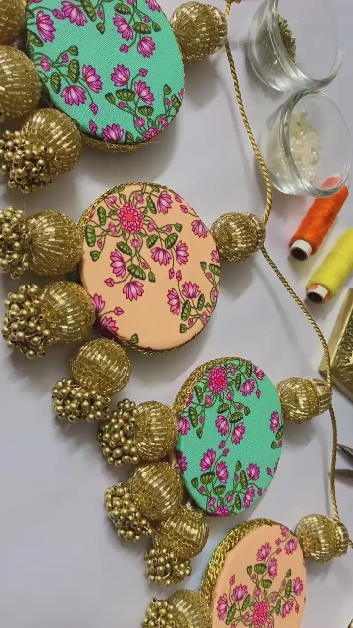 Reversible Resham Dori Patola & Pichwai Bandhanwar