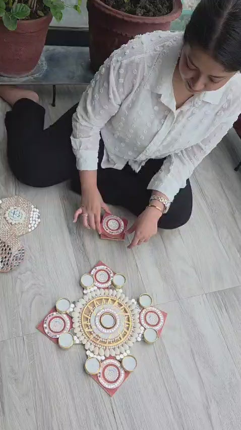 Mirror Magic Rangoli Set
