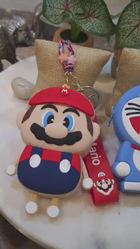 Fun-filled Doremon Silicon Pouch Rakhi