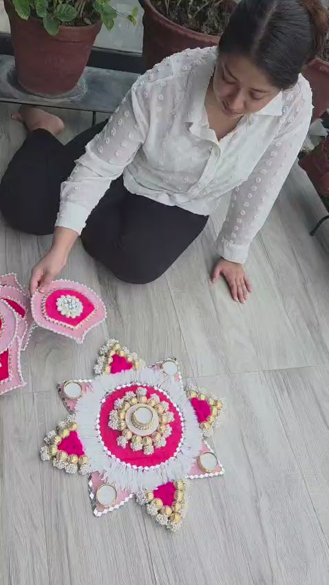 Festive-Chic Statement Rangoli Set