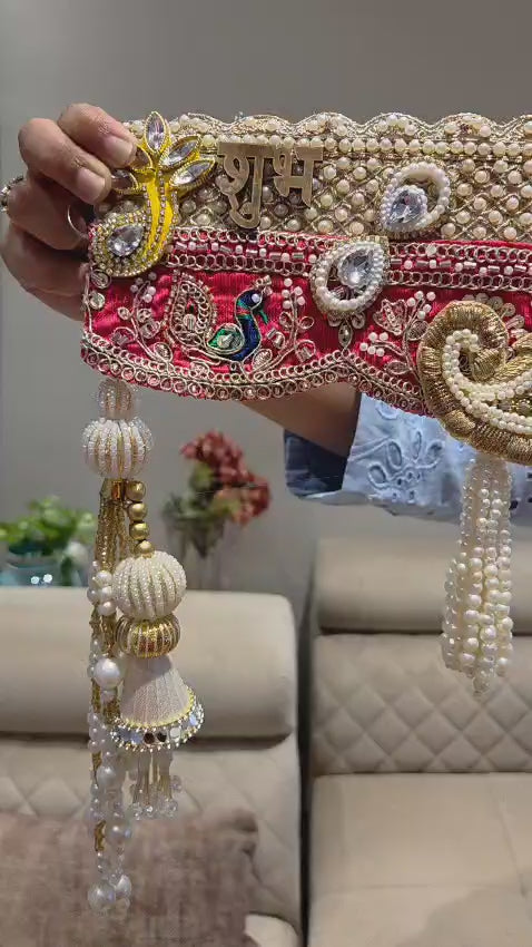 Elegant Zardosi Shreenathji Bandhanwar