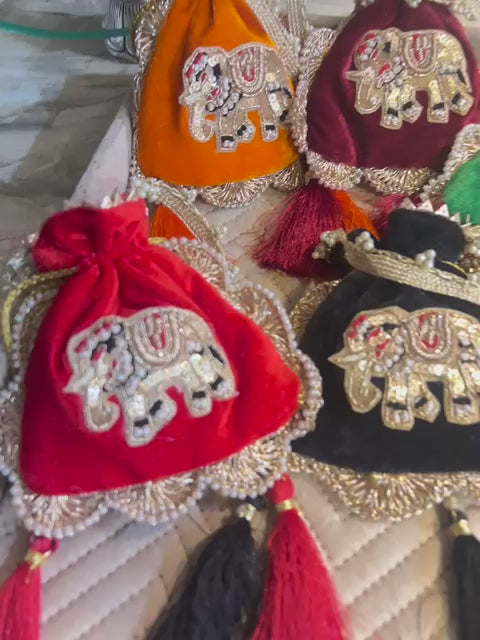 Regal elephant potli