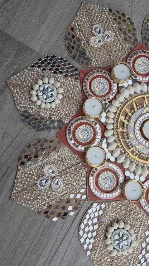 Mirror Magic Rangoli Set