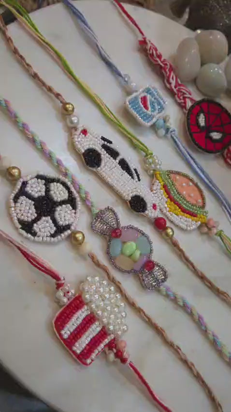 Eye-catching Football Rakhi