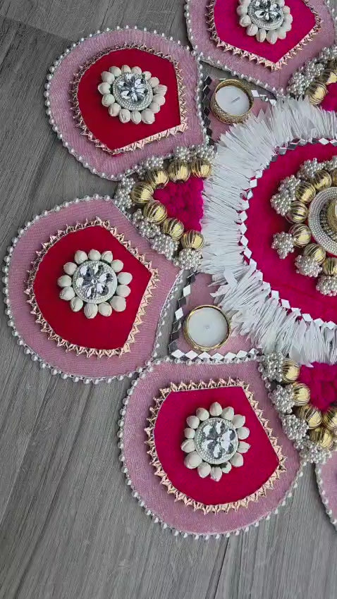 Festive-Chic Statement Rangoli Set