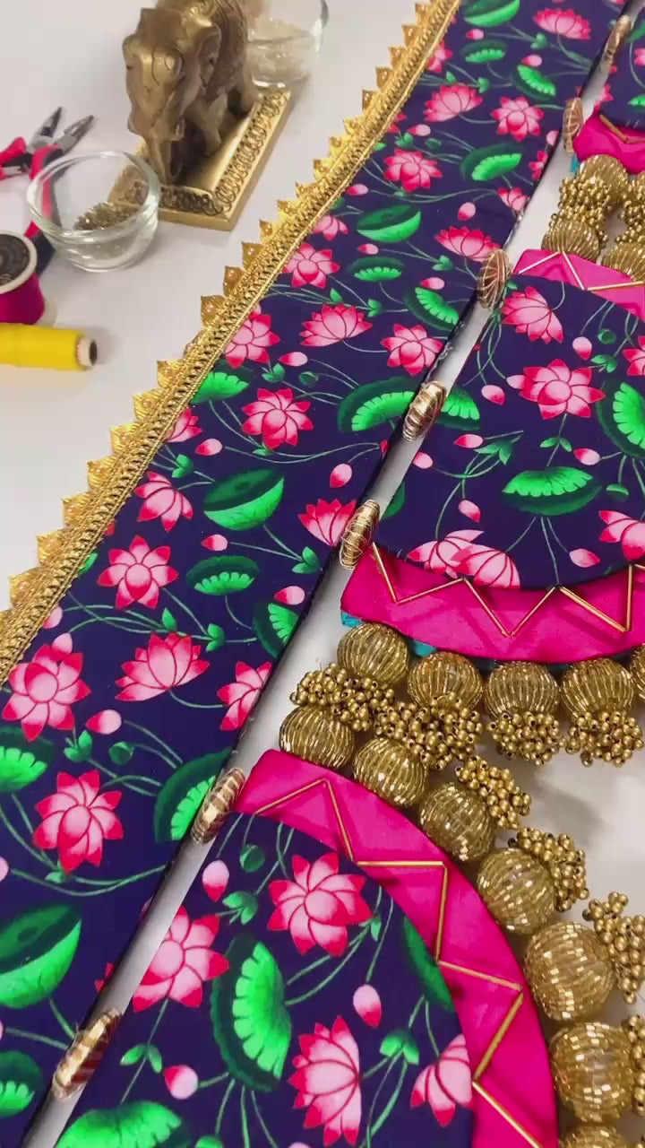 Reversible Lotus & Pichwai Bandhanwar