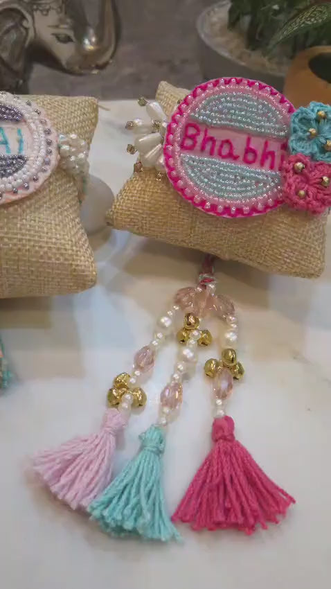 Bhaiya Bhabhi Luxe Royale Bracelet Rakhi Pair