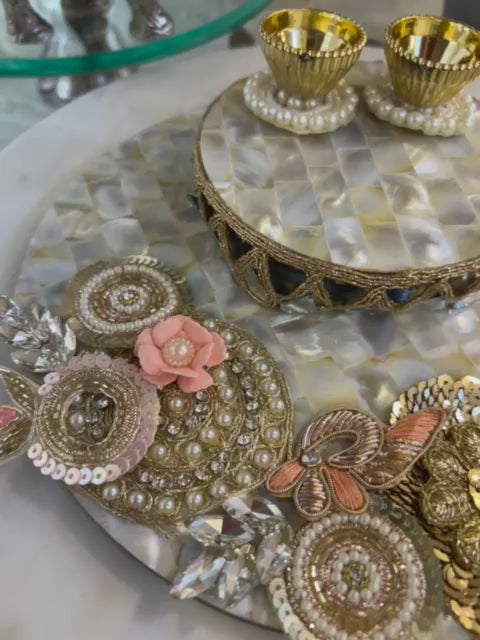 Pearl Glow Tilak Platter