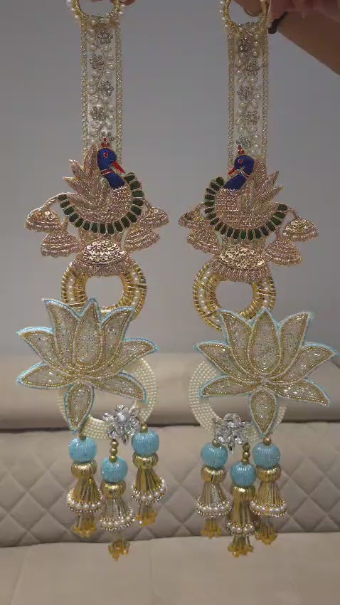 Mayur Elegance Peacock Hanging pair