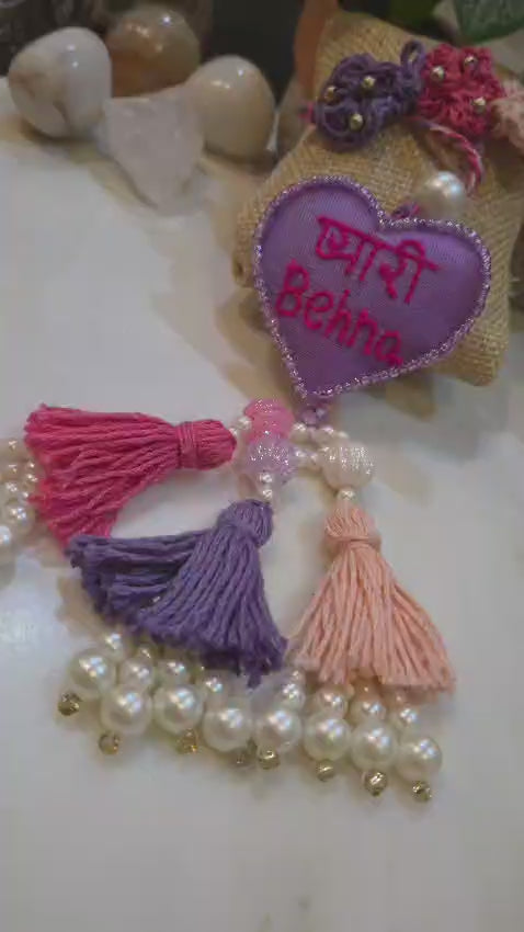 Exquisite 'Pyaari Behna' Bracelet with intricate pearlwork