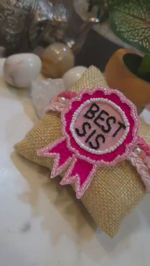 Designer 'Best Sis' Rakhi